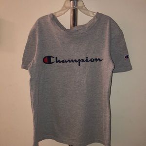 Grey champion shirt